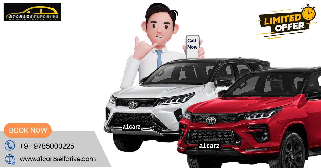 Rent a Toyota Fortuner in Jaipur from A1 Carz  and Explore Jaipur in Style